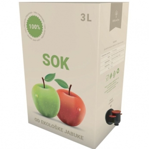 Sok od jabuke EKO 3L